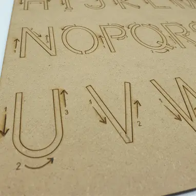 TABLA ABECEDARIO - Vista 4