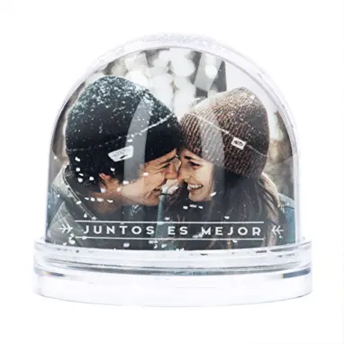 BOLA DE NIEVE ESFÉRICA PERSONALIZADA - Vista 3