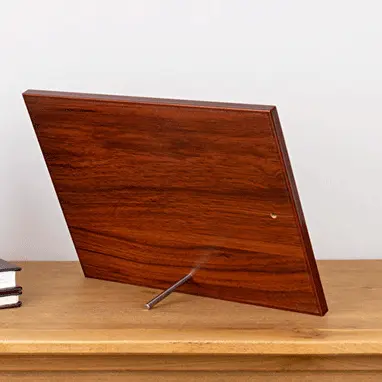 Placa conmemorativa personalizada de caoba - Vista 2