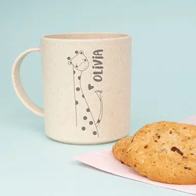 TAZA ECOLÓGICA PERSONALIZADA DE BAMBÚ - Vista 4