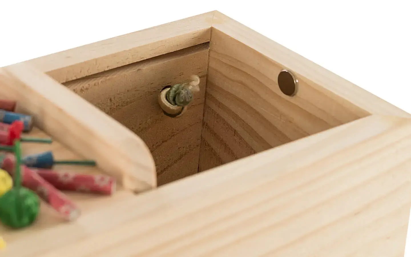 CAJA DE PETARDOS DE MADERA GRABADO LÁSER - Vista 5