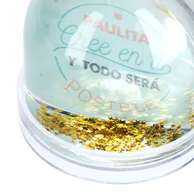 BOLA DE NIEVE ESFÉRICA PERSONALIZADA - Vista 9