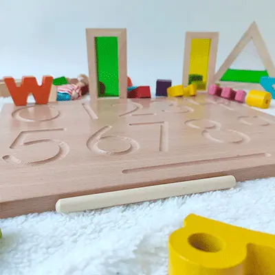 TABLERO DE ESCRITURA CON RANURA NUMÉRICA - Vista 2